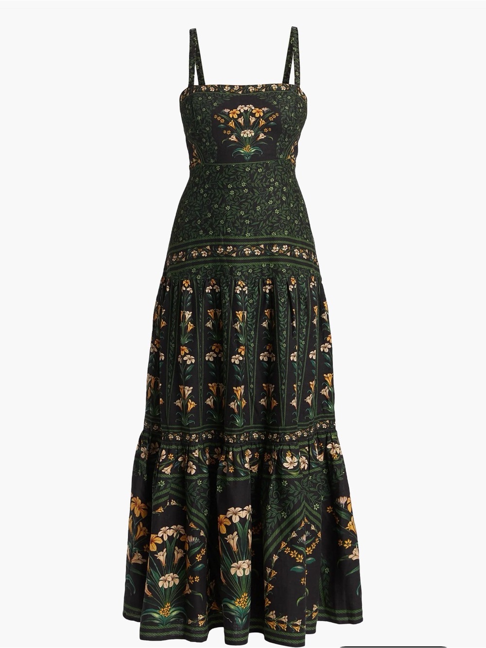 FARM Rio Flowers Arch Back Sleeveless Maxi Dress